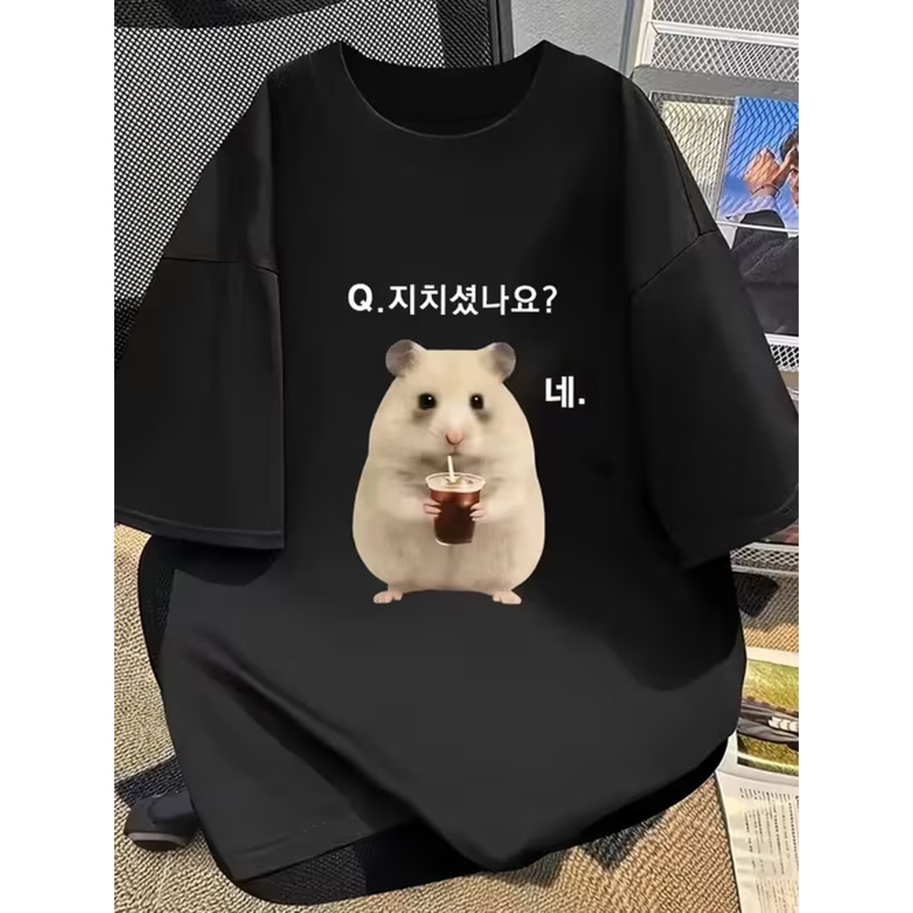 Korean Lifestyle - Футболка с коротким рукавом в корейском