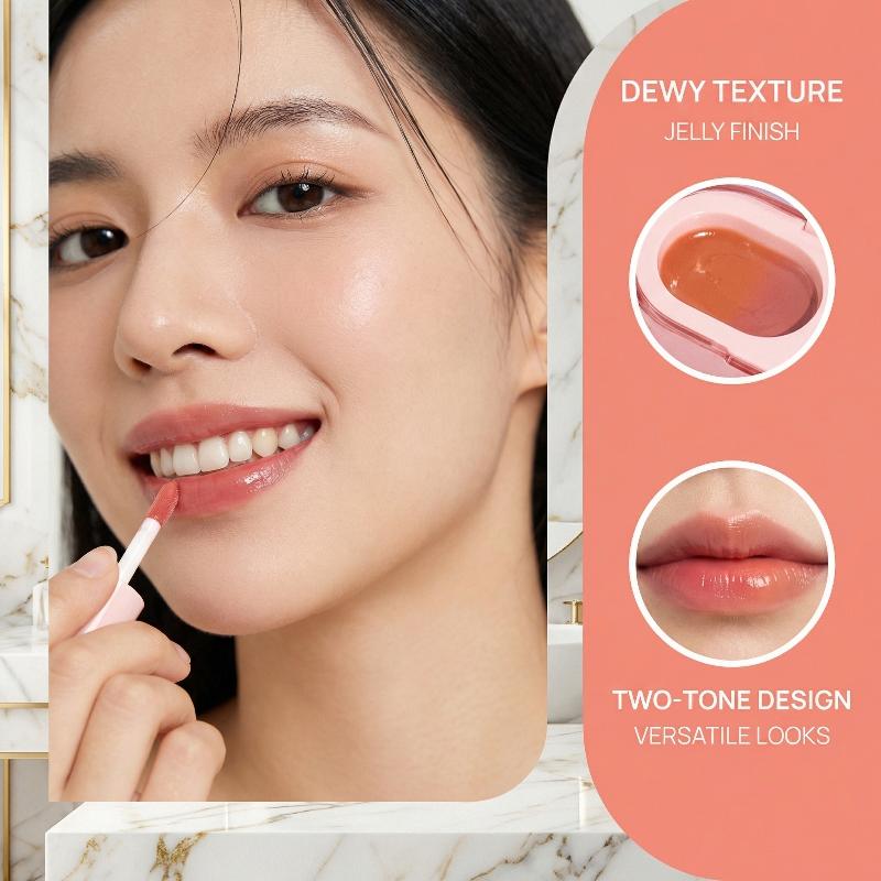 Двухцветный блеск для губ с эф – обзор и цена Lip Tint Korean