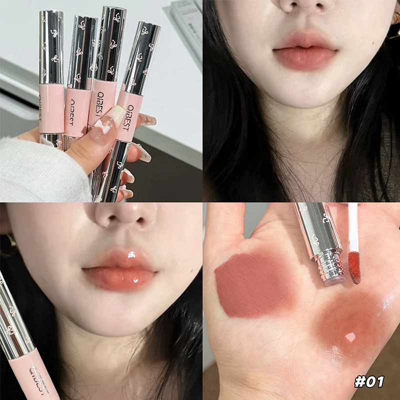 QIBEST двусторонняя глазурь дл – обзор и цена Lip Tint Korean